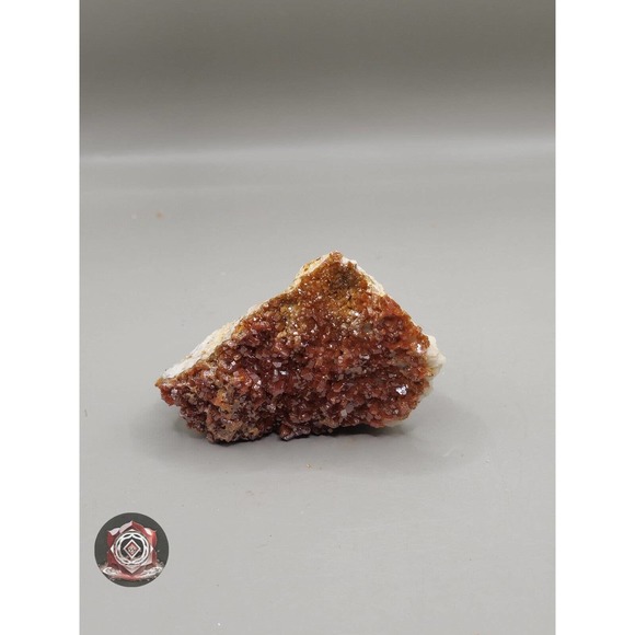 Natural Vanadinite Druzy Cluster With Barite Grade AAA Moroccan Mystery Crystal. - Picture 4 of 12